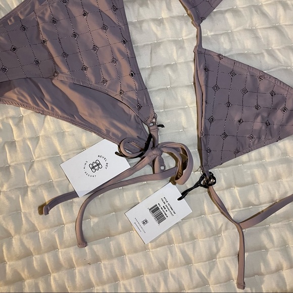 Revel Rey Swim Nwt Revel Rey Nirvana Eyelet Lilac Bikini Poshmark